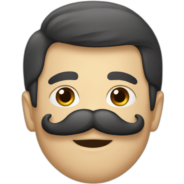 famous german mustache emoji