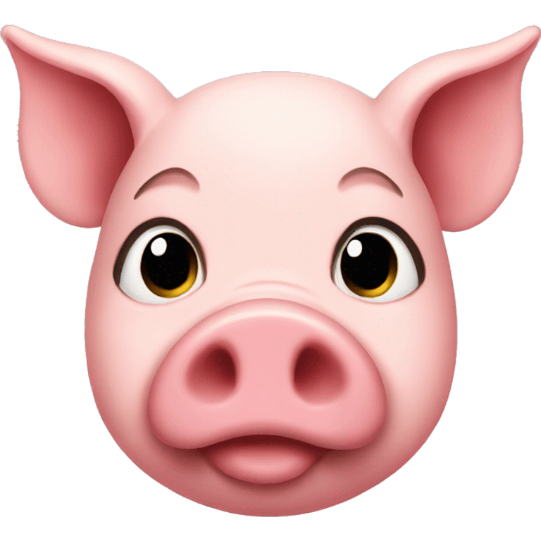 Pig love emoji