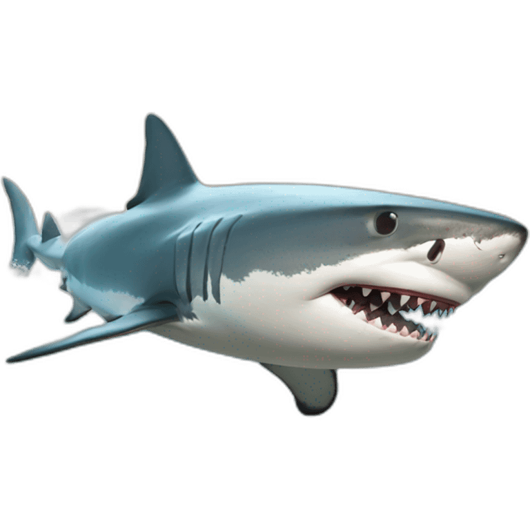 great white shark emoji