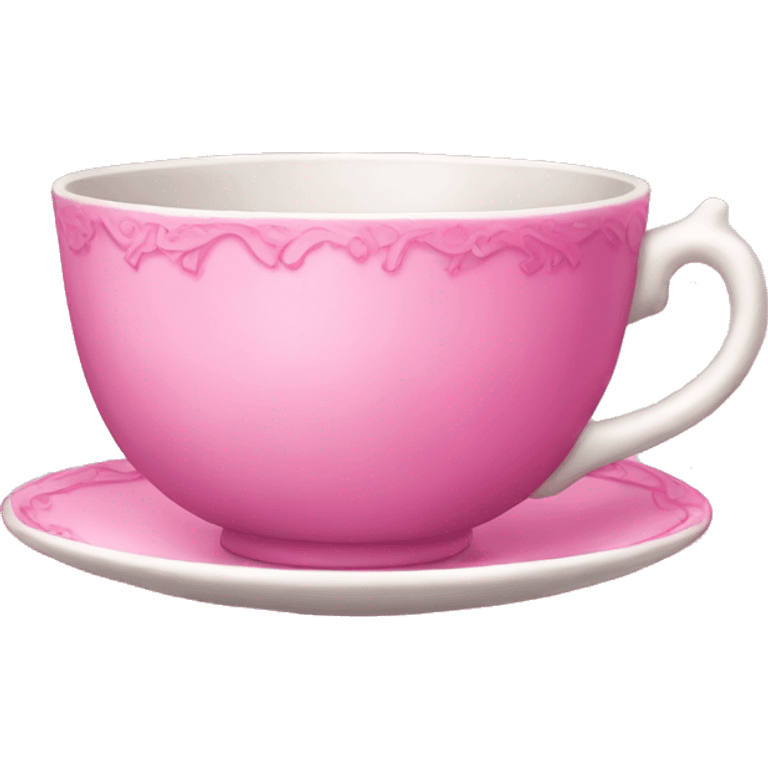 Pink teacup emoji