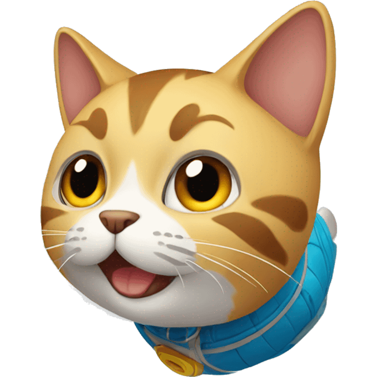 Gato volador emoji