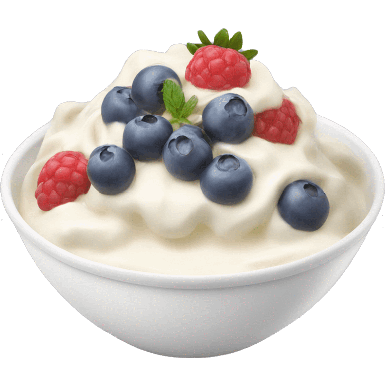 Yoghurt bowl emoji