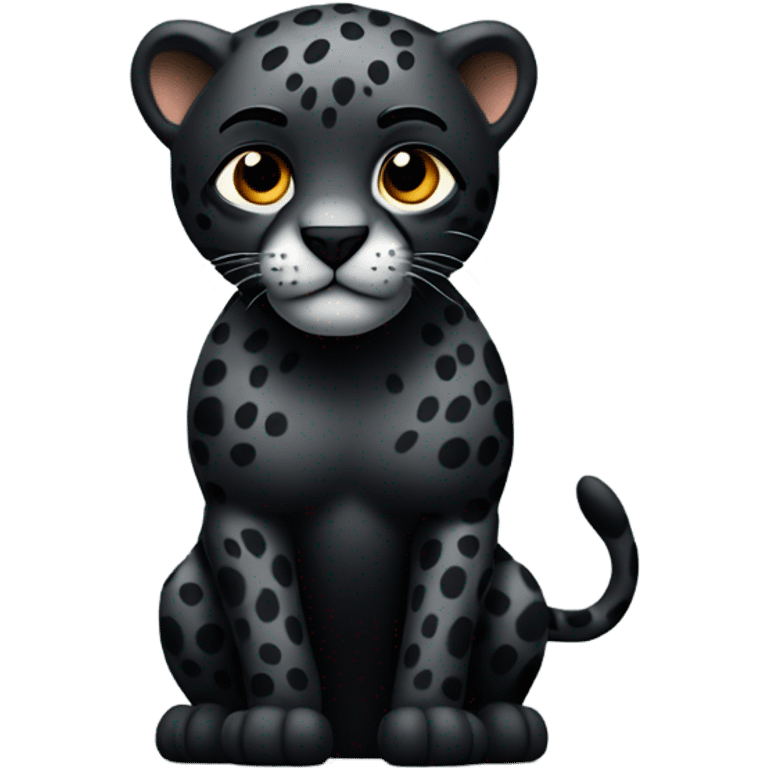 black cheetah  emoji