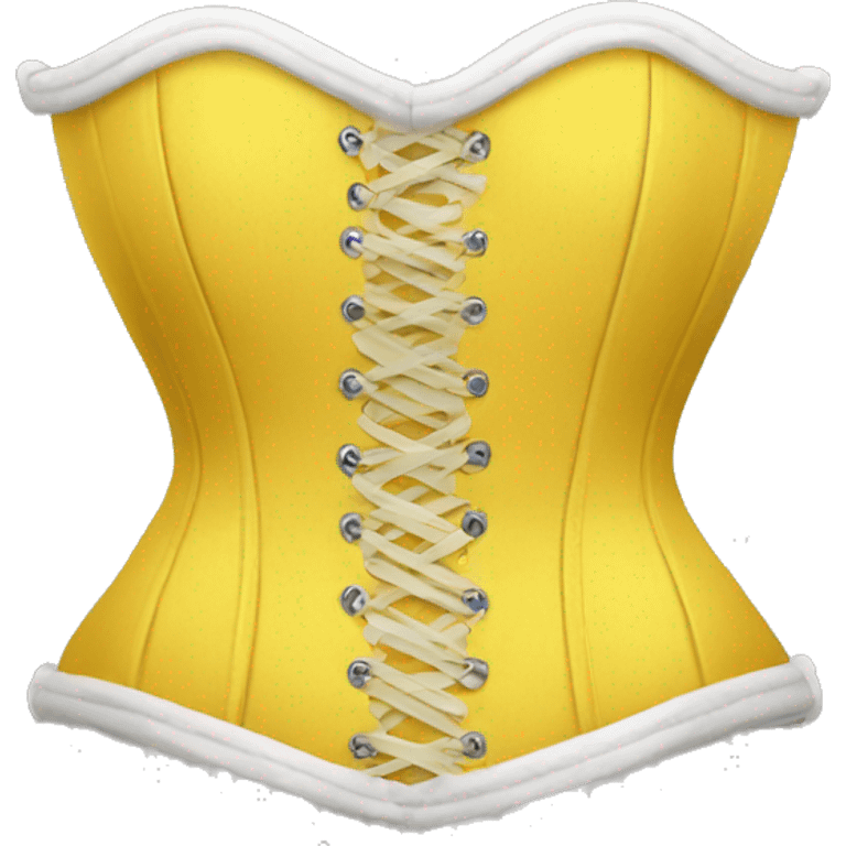 Yellow Corset emoji