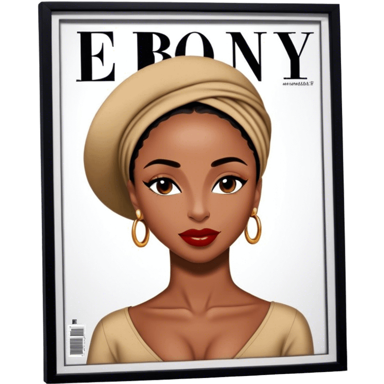  Magazine “Ebony” with sade on the cover  emoji