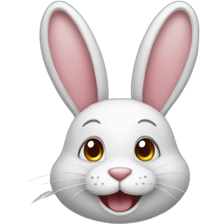 Smile rabbit emoji