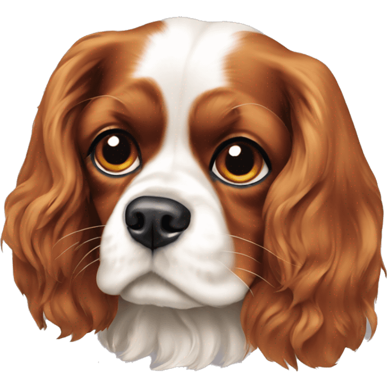 Dog cavalier king charles spaniel emoji