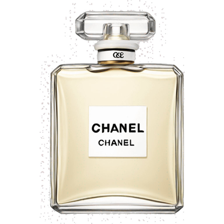 White Chanel perfume emoji