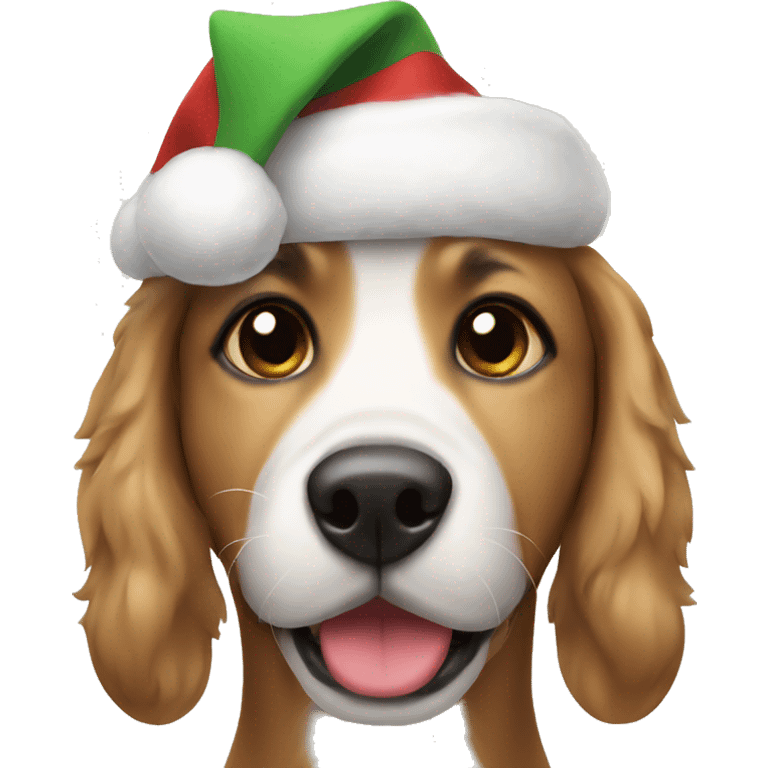 christmas dog  emoji