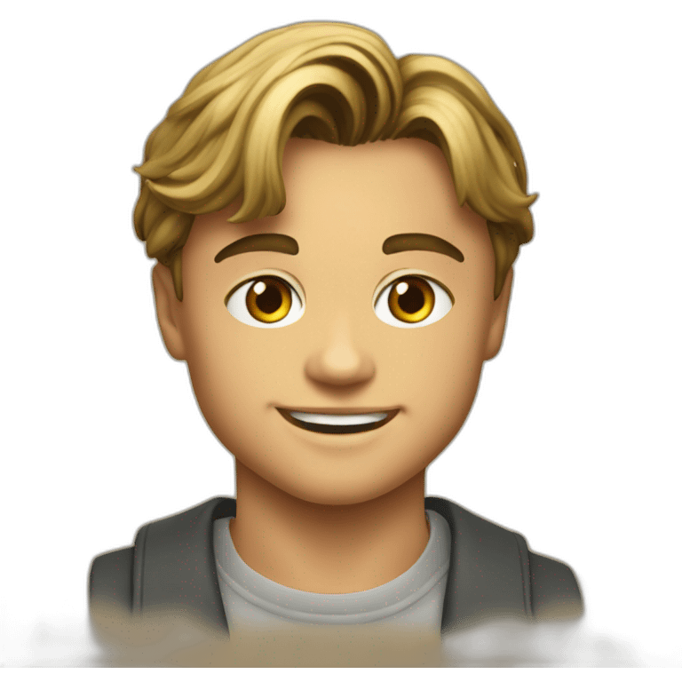 Young Leonardo DiCaprio emoji