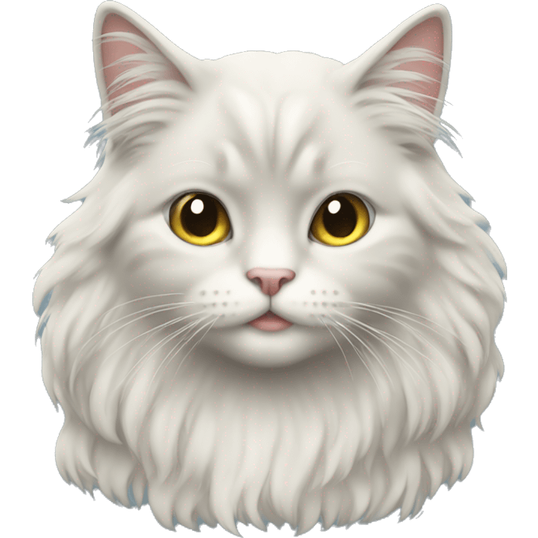 Long haired Angel cat  emoji