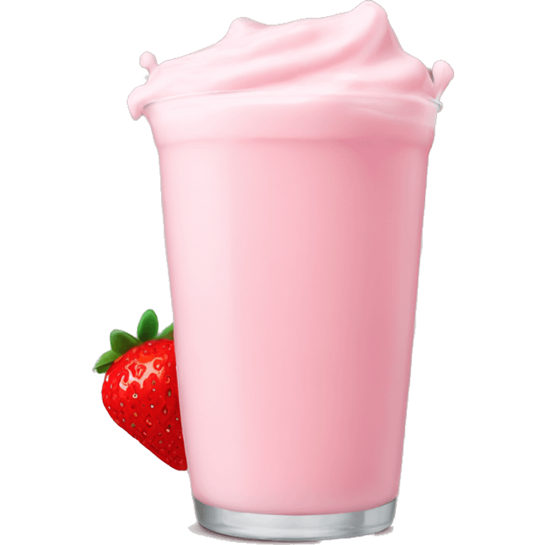 Strawberry milk emoji