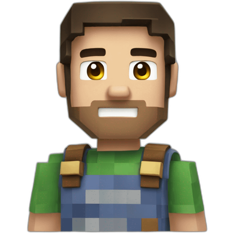 Steve from minecraft emoji