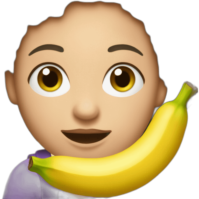 Jongleuse avec banane emoji