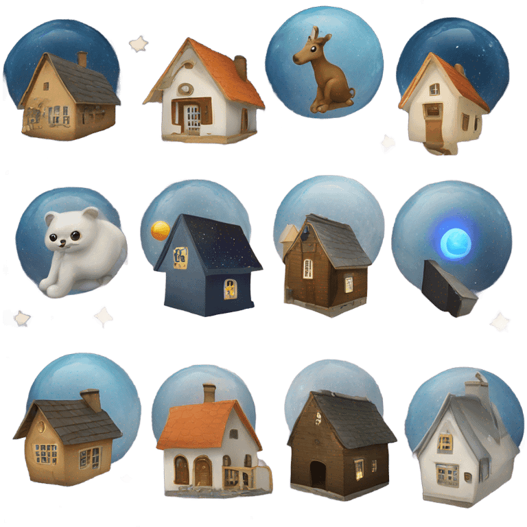 astrology 12 houses representation emoji