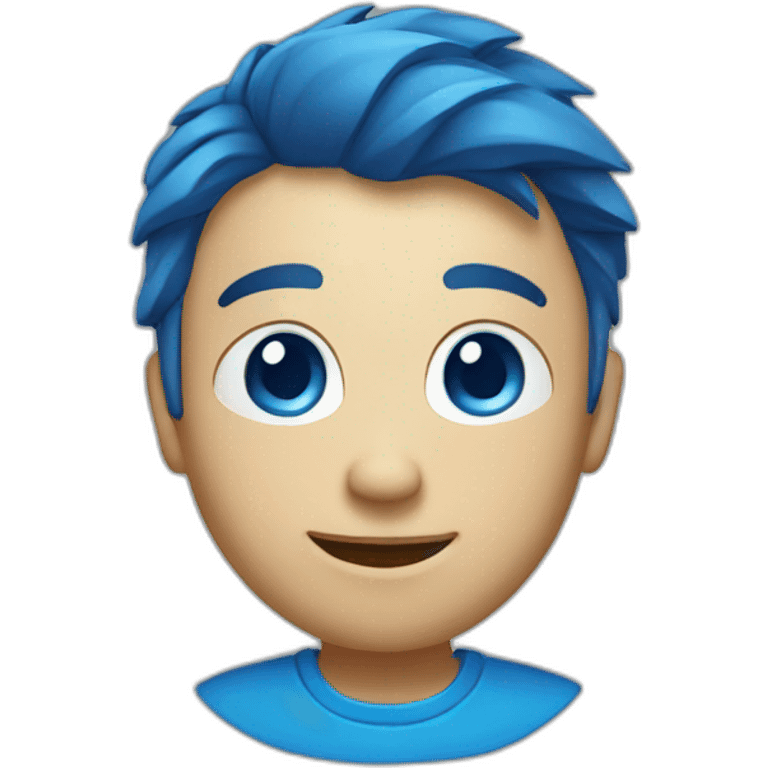 blue internet world icon emoji