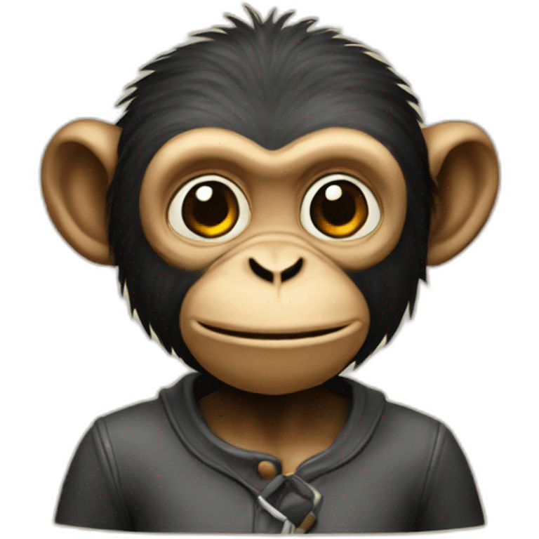 monkey with a map emoji