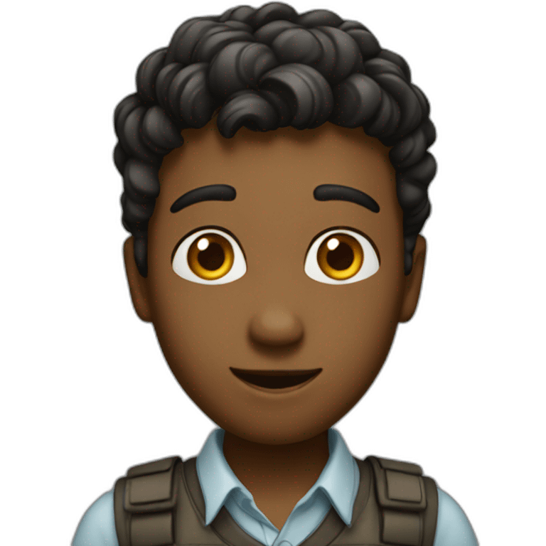 Smart boy emoji