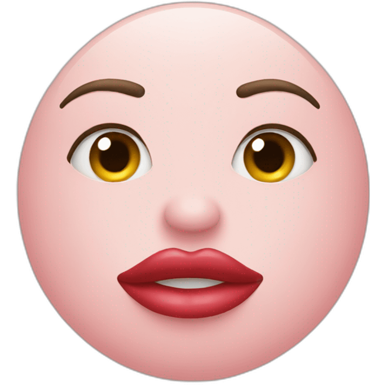 Limb and lips emoji