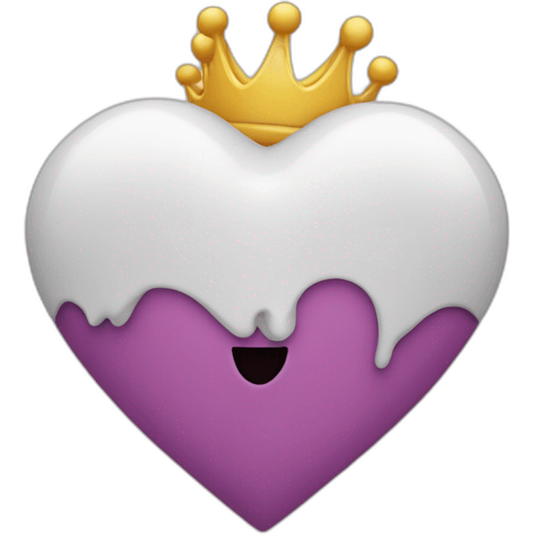 Corazon con una corona emoji