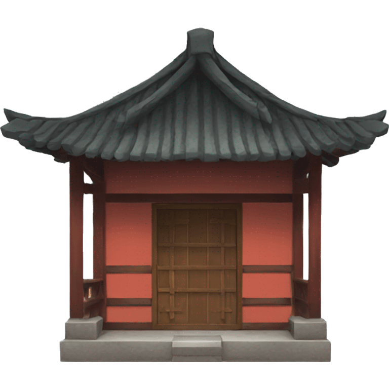 Chinese-style hut emoji