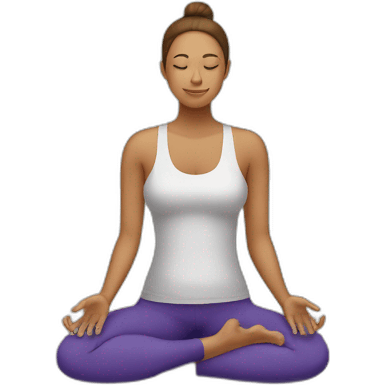 yoga matt emoji