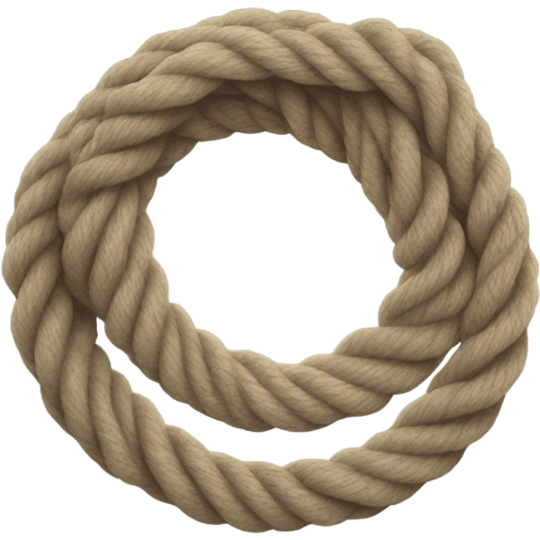 A rope with a circle at the end emoji