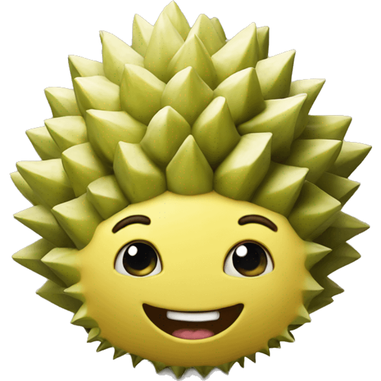 Smiling Durian emoji