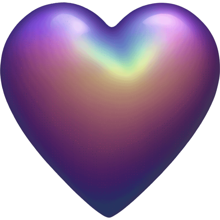 dark iridescent scale heart emoji