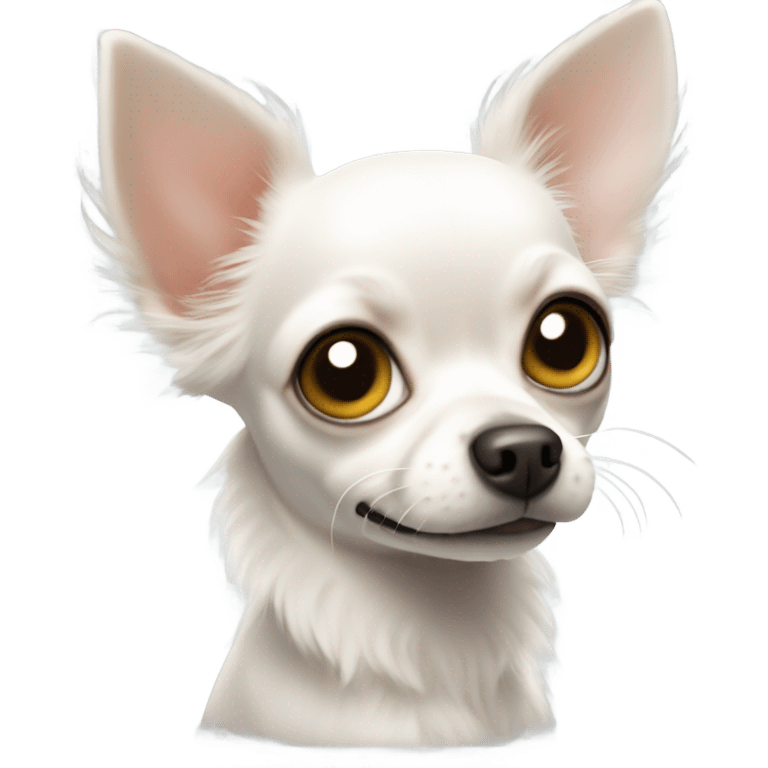 White Chihuahua emoji