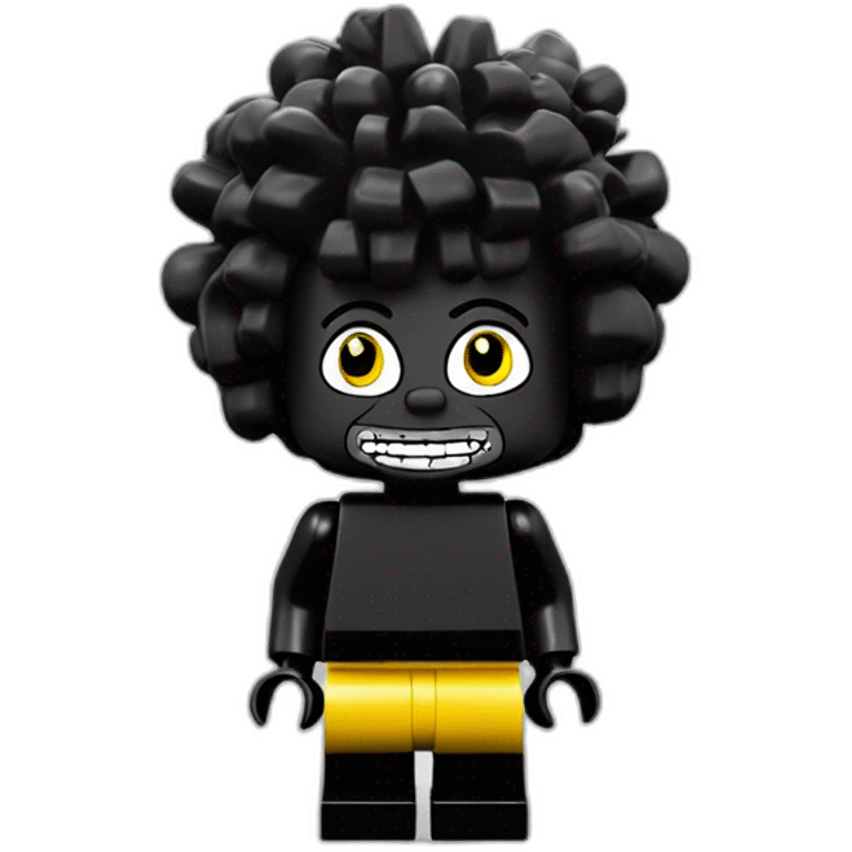 Lego gollywog minifigure emoji