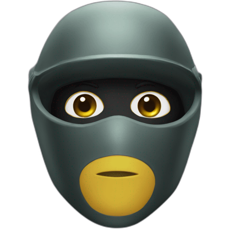 masked-rider emoji