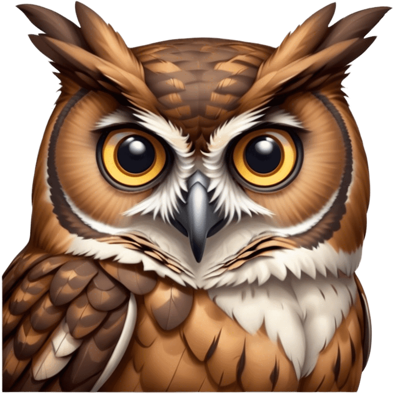 Coastal Horned Owl emoji