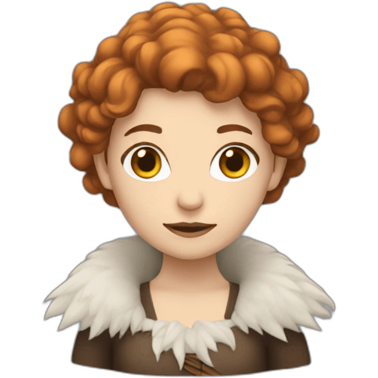 white witch with brown pixie hair emoji