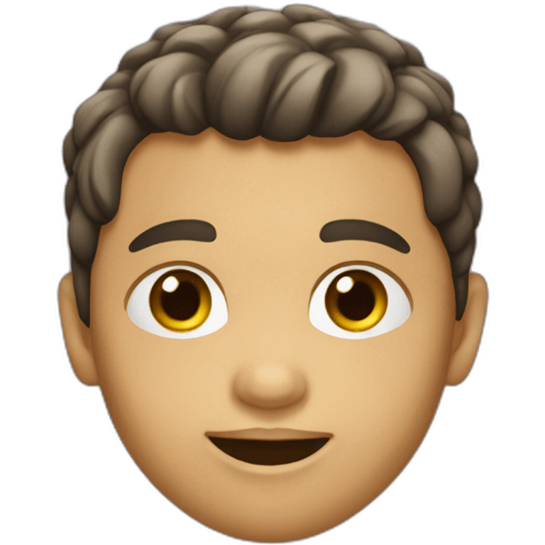 Niño con america emoji