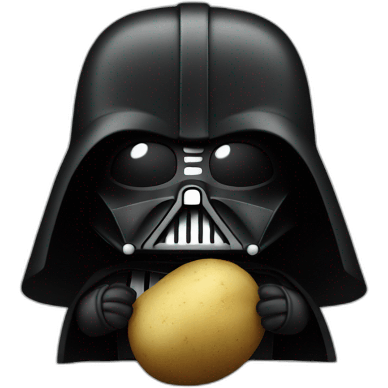 Dark-Vador-eat-potatos emoji