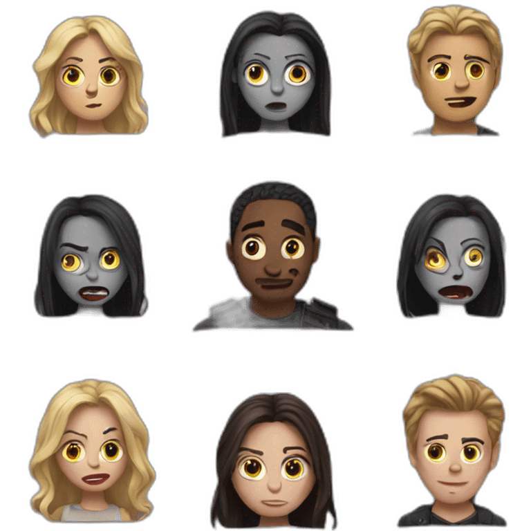 love horror movie emoji