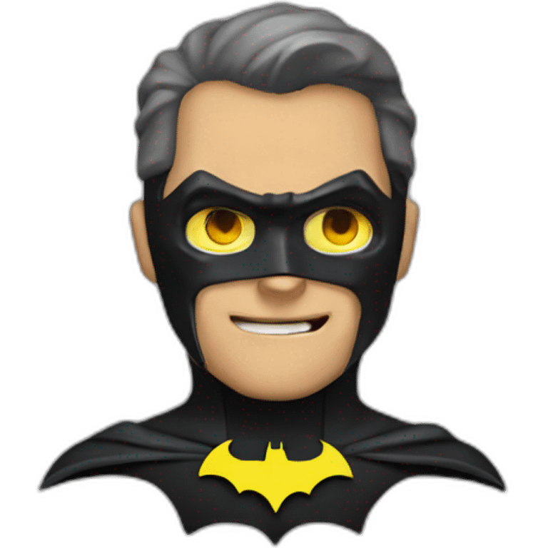 Batman fume  emoji