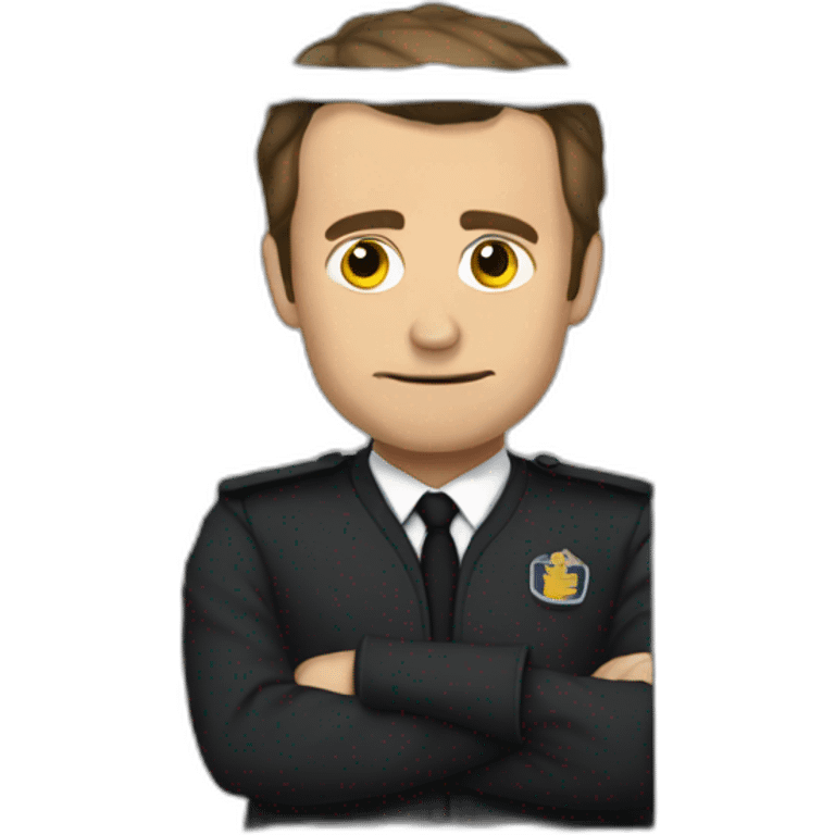 macron in prison emoji