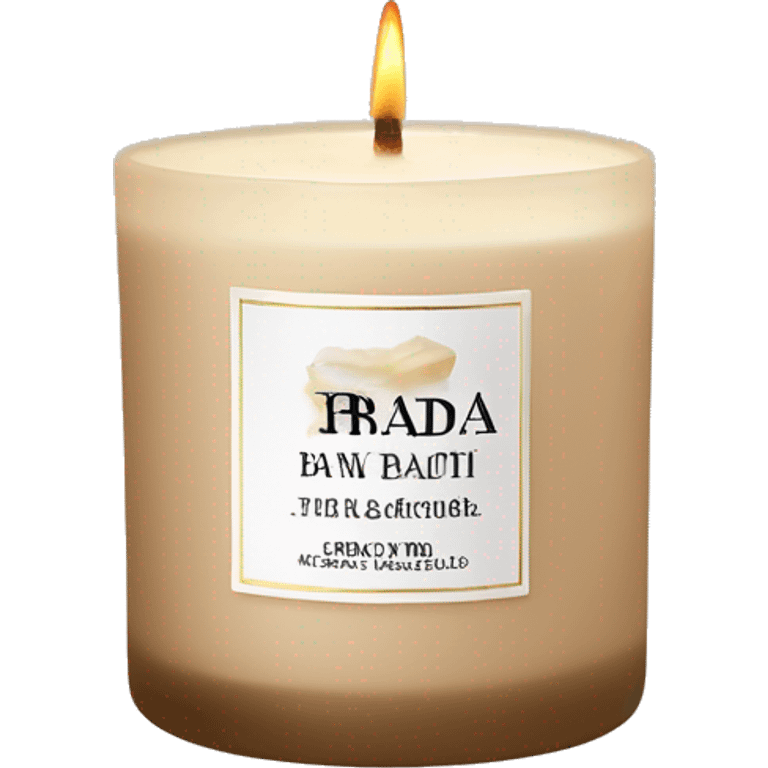 bath and body works beige Prada candle emoji