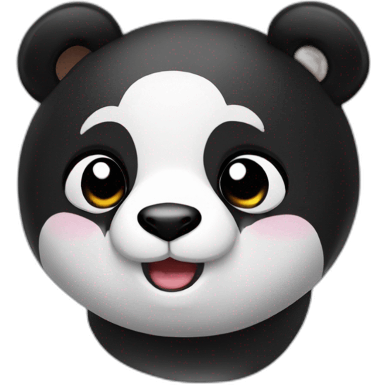 Panda qui a de la morve qui coule emoji