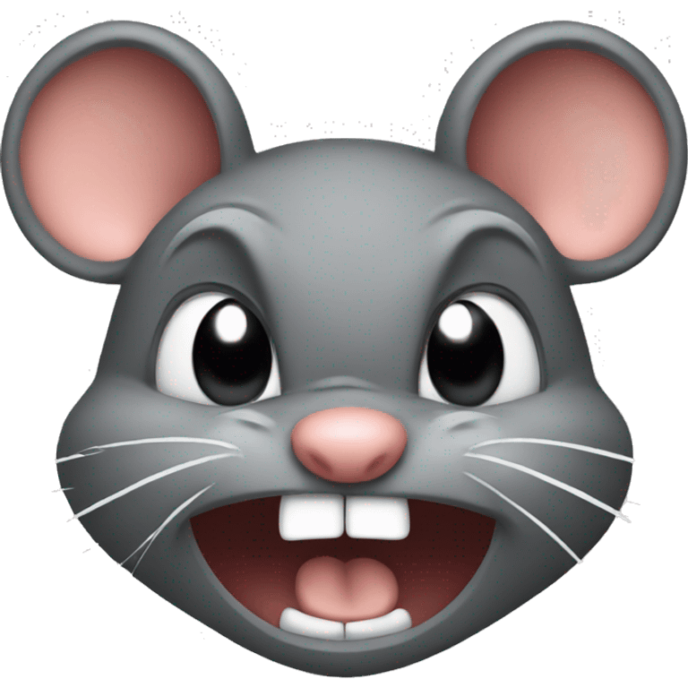 Angry mouse emoji