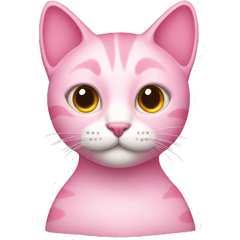 Pink cat emoji