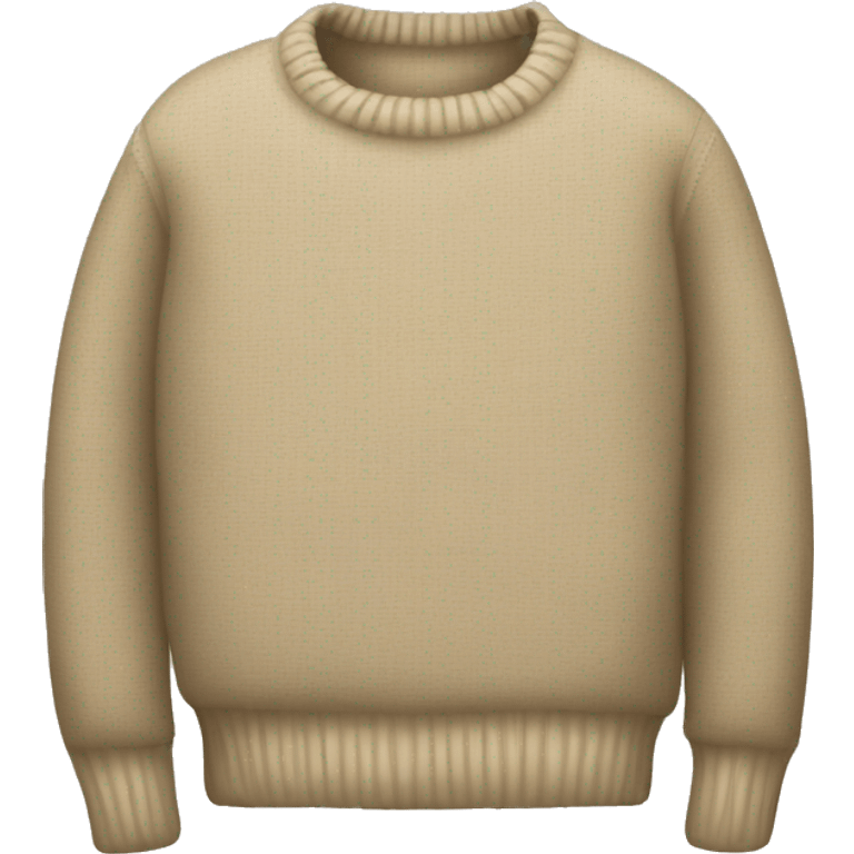 Beige sweater  emoji