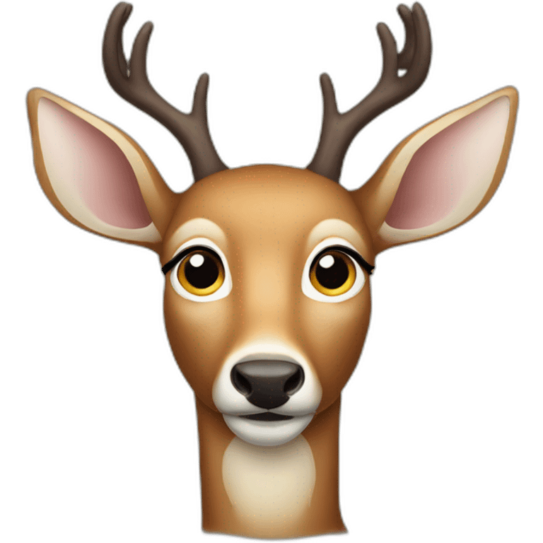 deer with huge eyes emoji