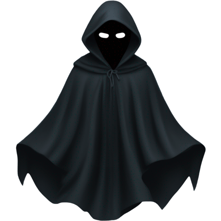 Hooded stranger emoji