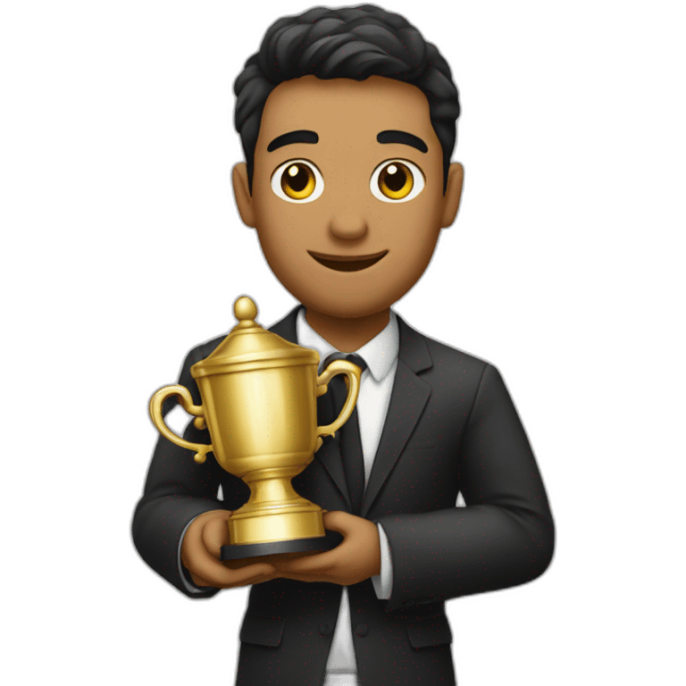 Rennes avec un trophée emoji