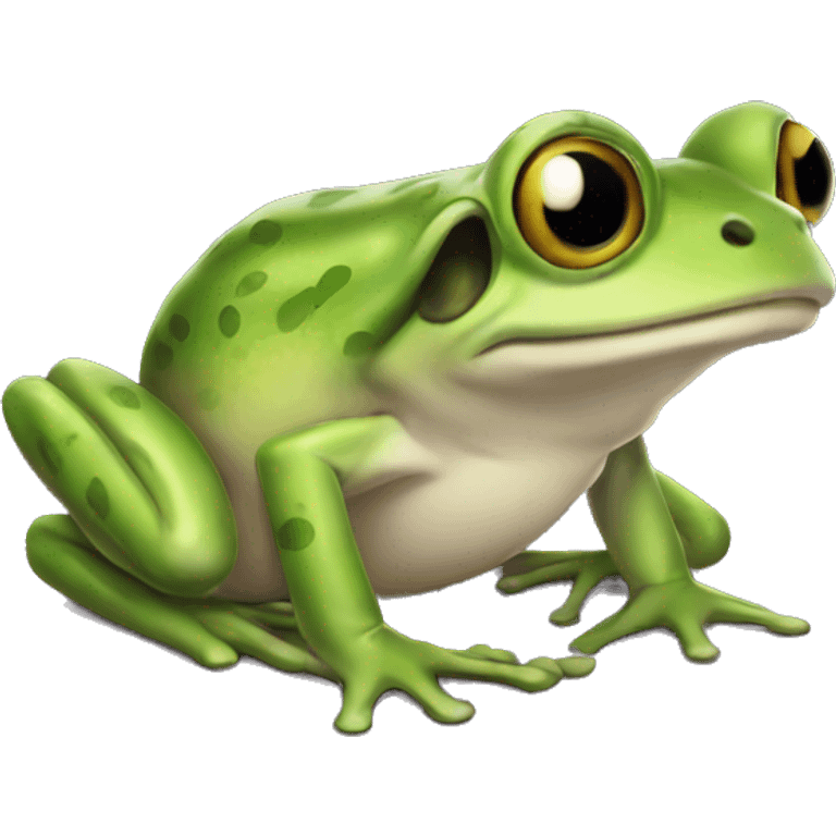 Frog xmas emoji