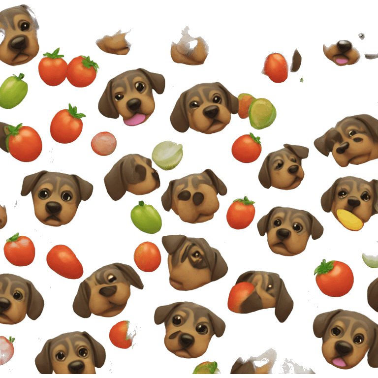 perro de jitomate emoji