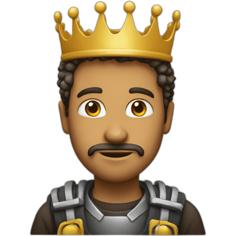 Software Engineer man feels like king emoji